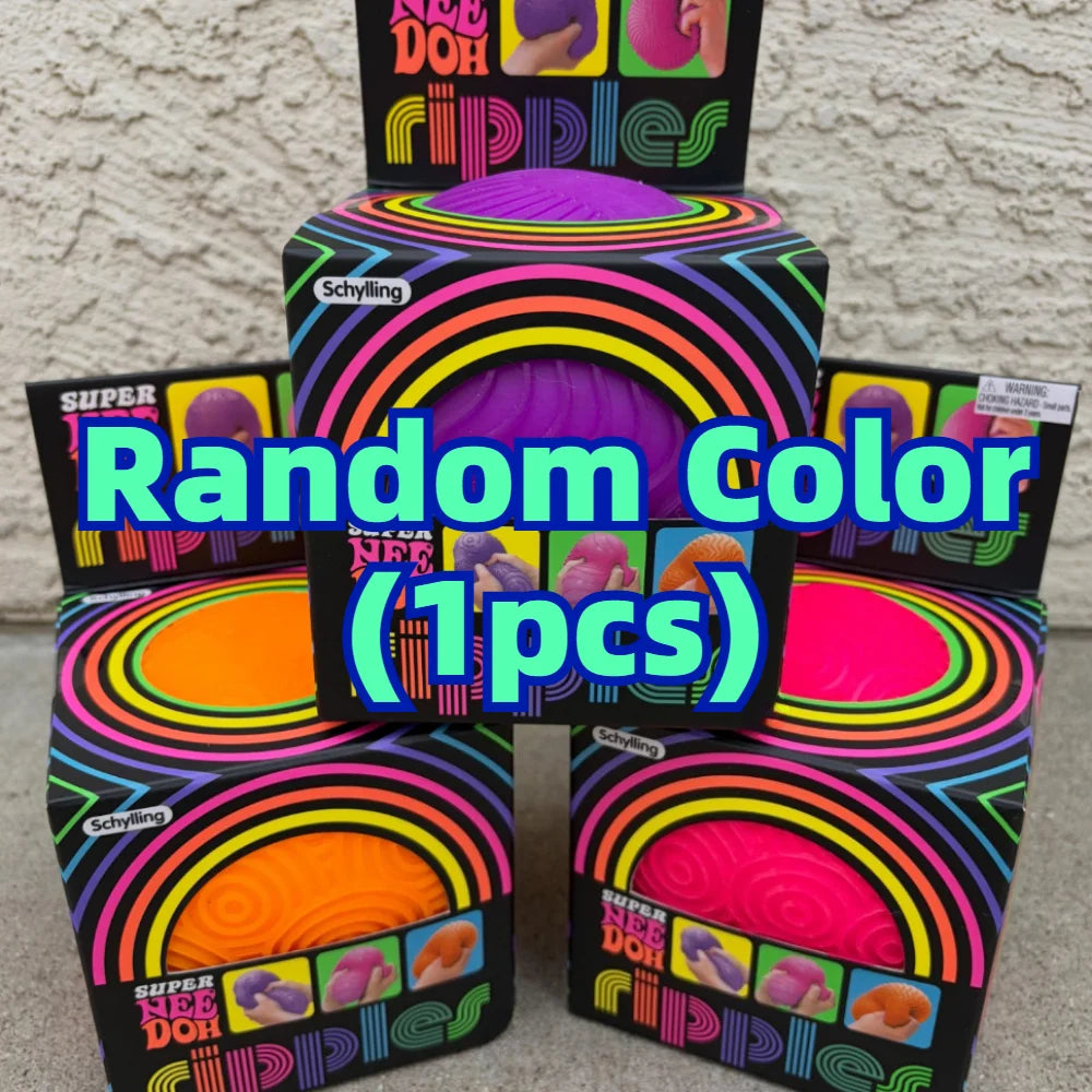 Ripple Textured Squishy Fidget Ball
