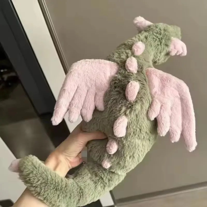 50cm Matcha Dragon and Scarlet Heart Dragon Plush Toys, Cute and Soothing Companion Plush Toys, Perfect for Holiday Gifts.