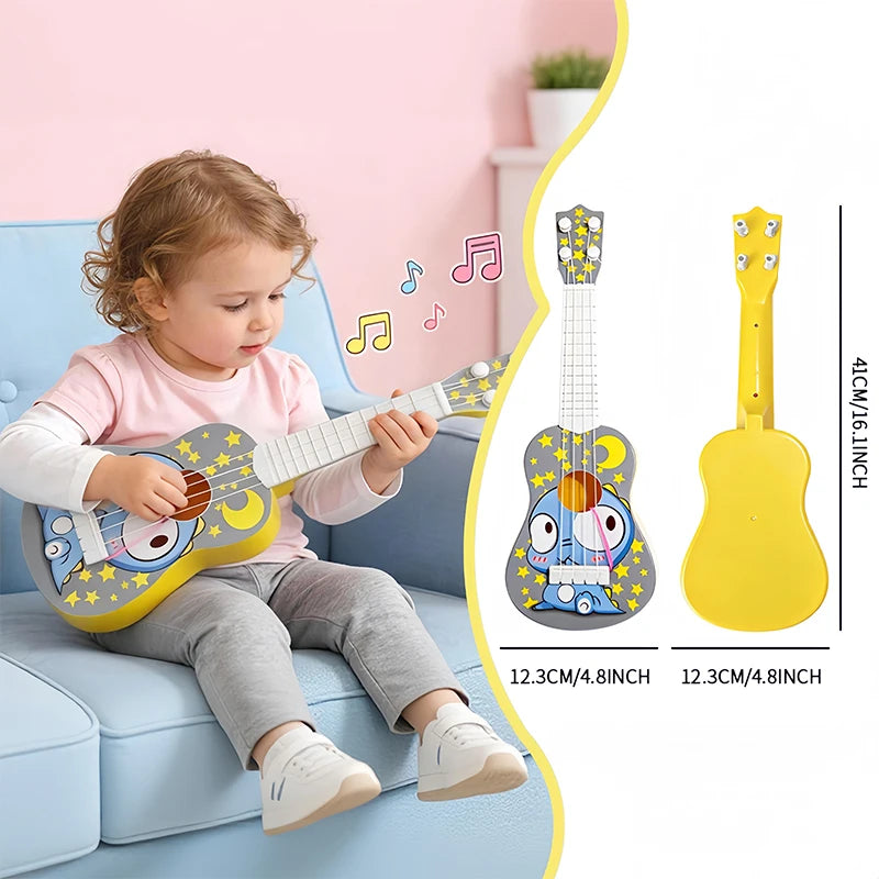 Blue Guitar Music Toy Suitable for Children Aged 0-3 And above Age Infants Early Education Musical Instrument Toy