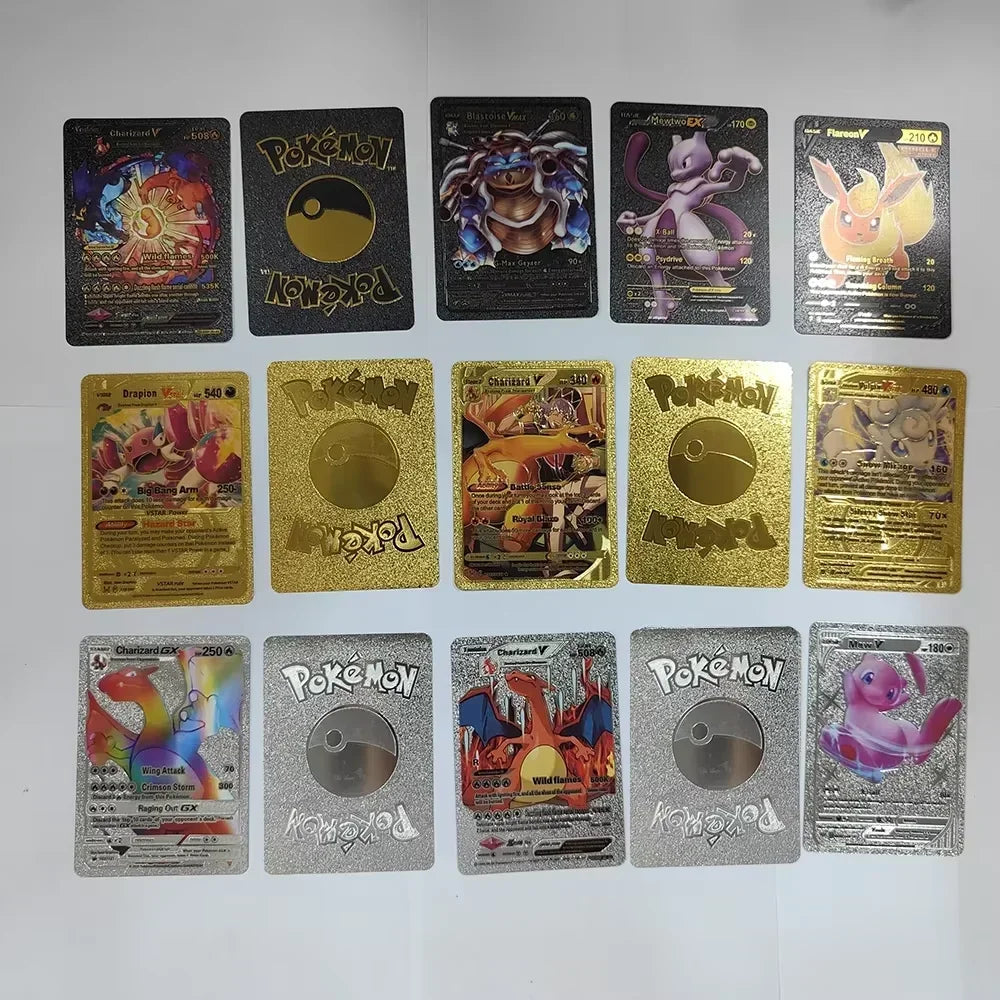 Foil Trading Cards, English & Spanish