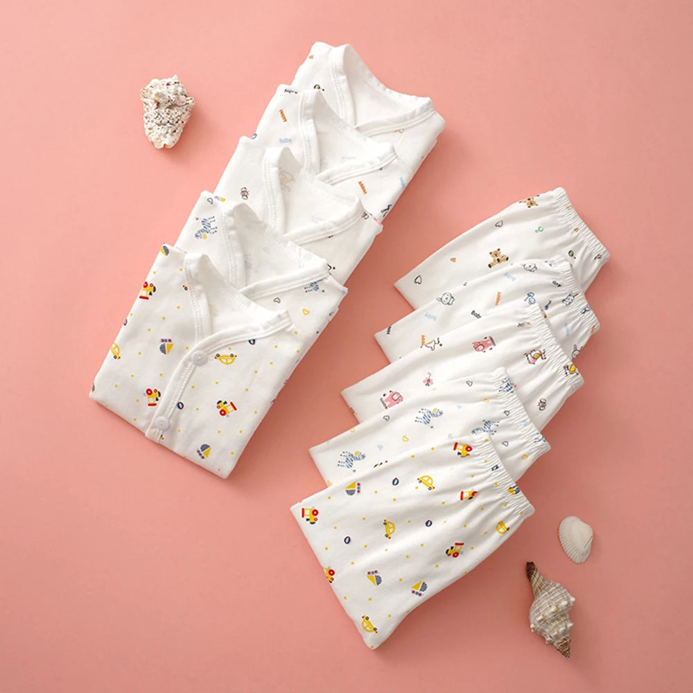 Newborn Baby Cotton Cartoon Underwear Set
