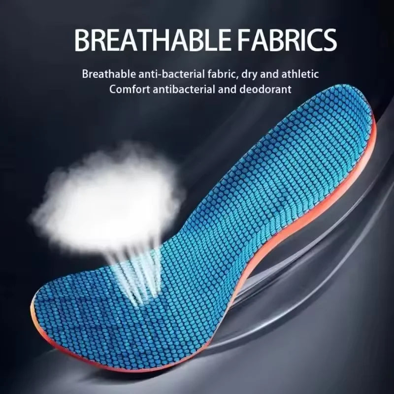 Orthopedic Sports Elasticity Insoles For Shoes Sole Unisex Technology Shock Absorption Breathable Running Insoles 2026 New