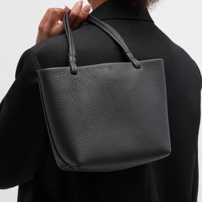 Women's Leather Small Tote & Crossbody Shoulder Bag