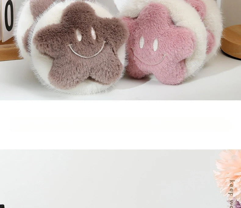 Kids' Plush Star Earmuffs
