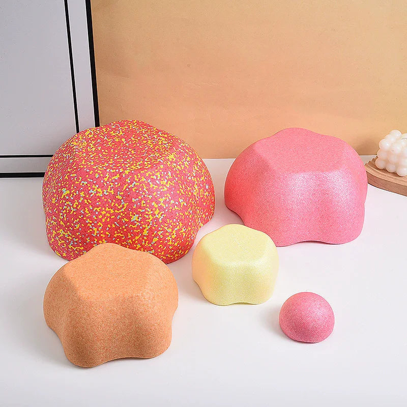 Kids Balance Stepping Stones 5-Piece Set | Foam Sensory Integration Sports Toy