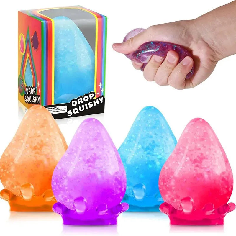 Dreamy Water Drop Squishy | Slow Rising Maltose Texture Stress Relief Toy