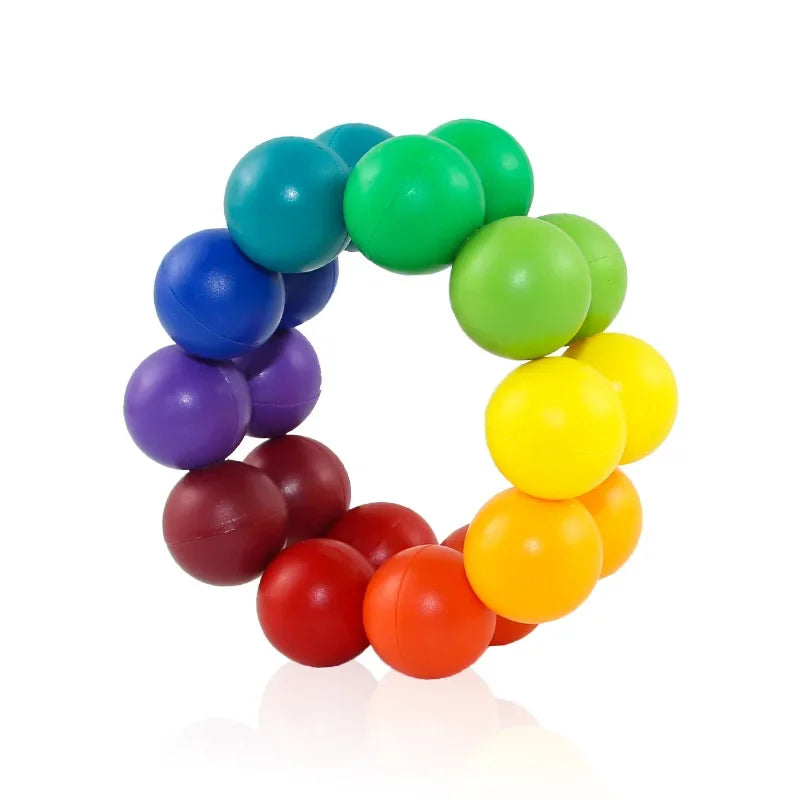DIY 3D Rotating Sensory Fidget Ball | Stress & Anxiety Relief Desk Toy for ADHD & Travel
