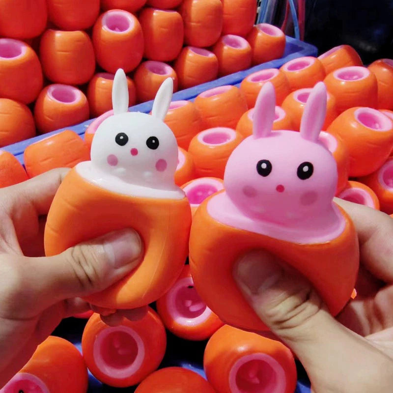 OUZEY Pop-Up Squishy Cheese Mouse & Squirrel Cup Toy | Slow Rebound Stress Reliever | 8 Styles