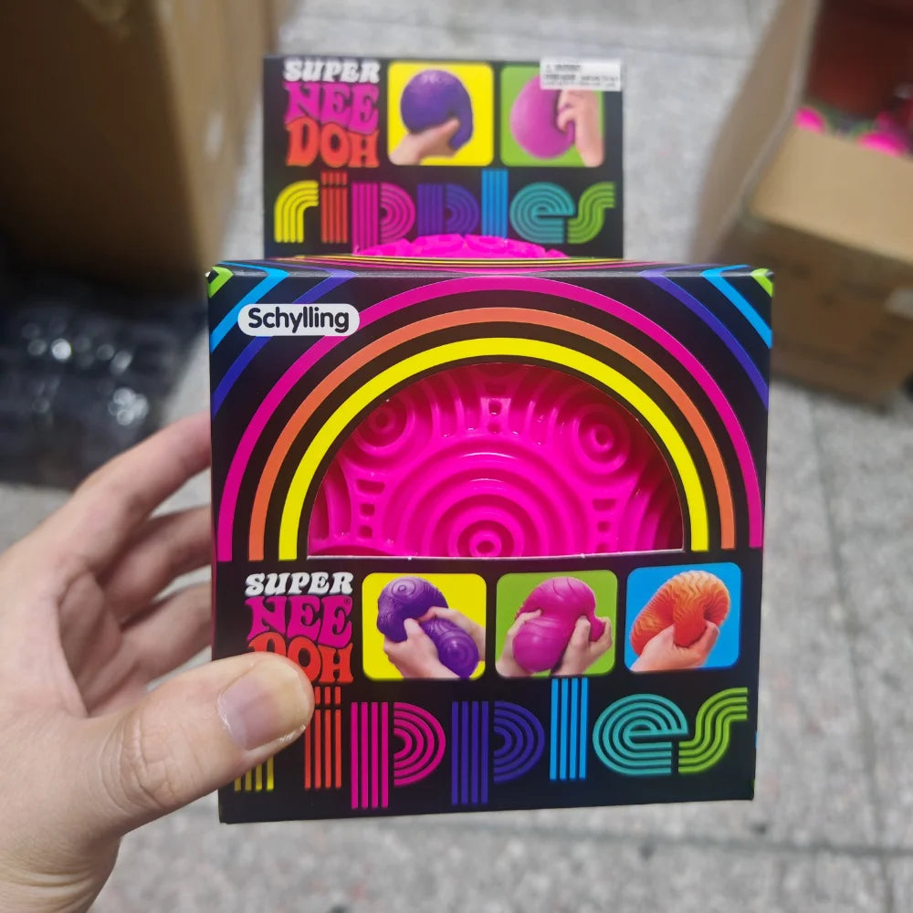 Ripple Textured Squishy Fidget Ball