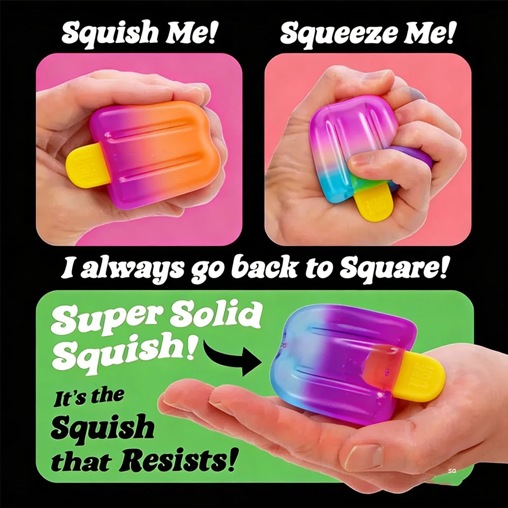 New NeeDoh Nice-Sicle Popsicle Sensory Squeeze Toy Super Stress ice lolly Relief for Kids Adults Summer Easfestival gifts 2026..