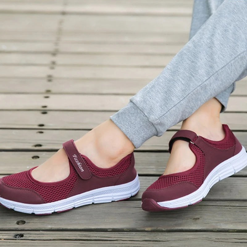 Women's Vulcanized Flat Slip-On Sneakers