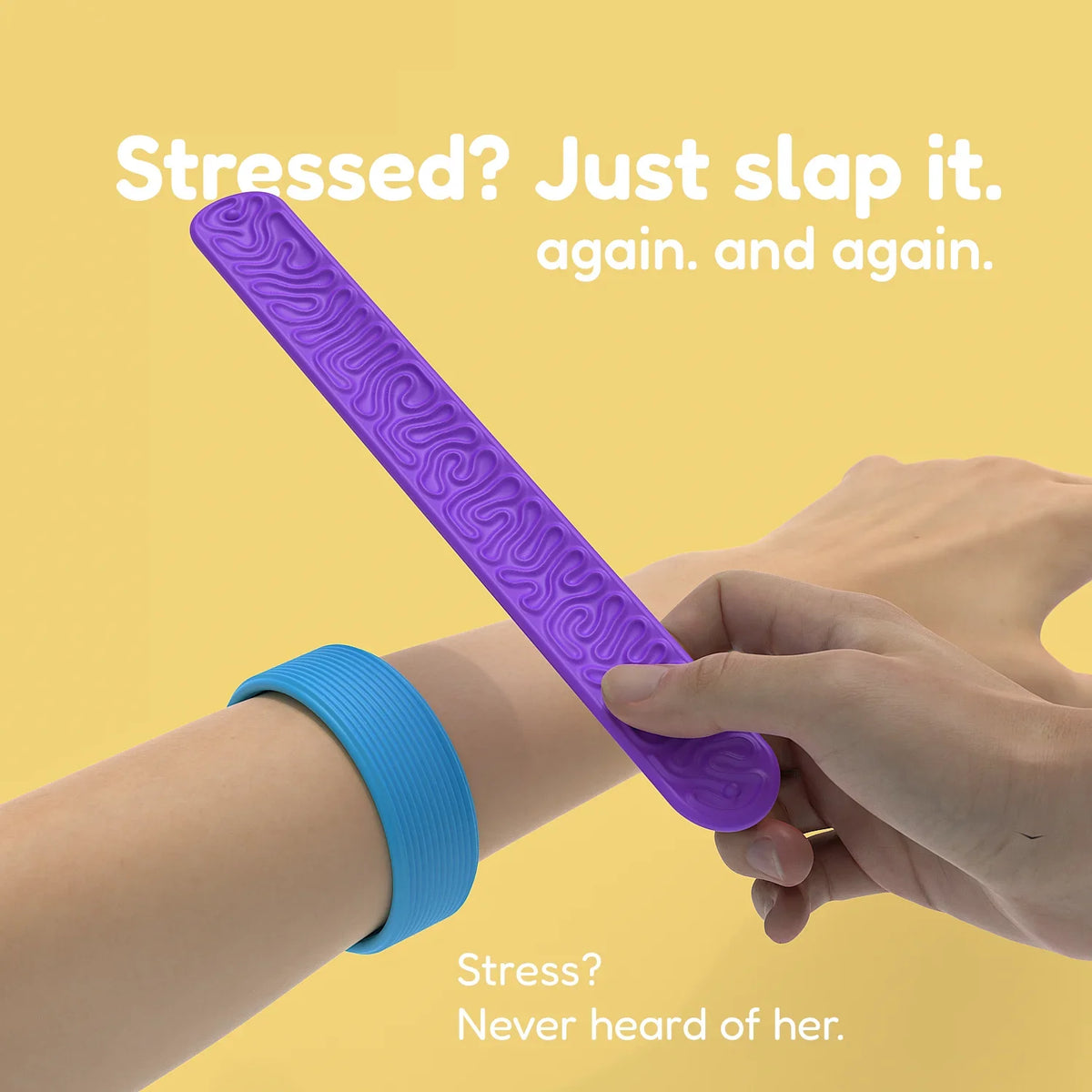 Textured Fidget Slap Bracelets