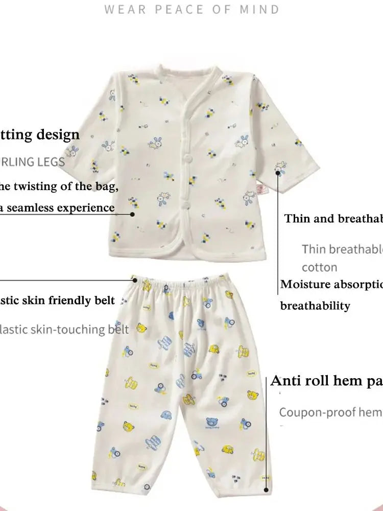 Newborn Baby Cotton Cartoon Underwear Set