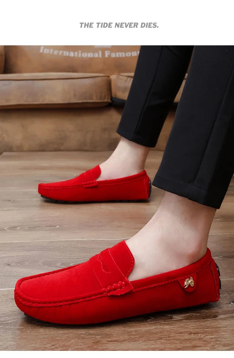 Shoes Men Casual Shoes Fashion Men Shoes Genuine Leather Men Loafers Moccasins Slip on Men Flats Male Driving Shoes