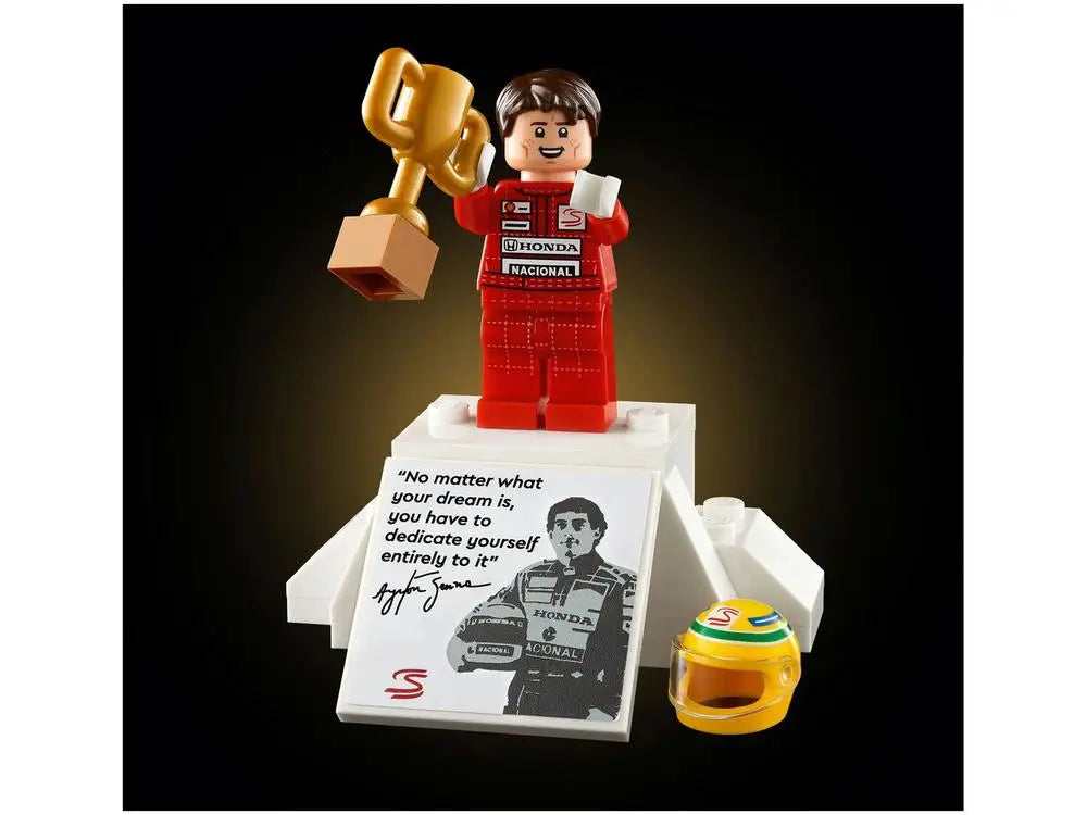 LEGO ICs McLaren MP4/4 and Ayrton Senna