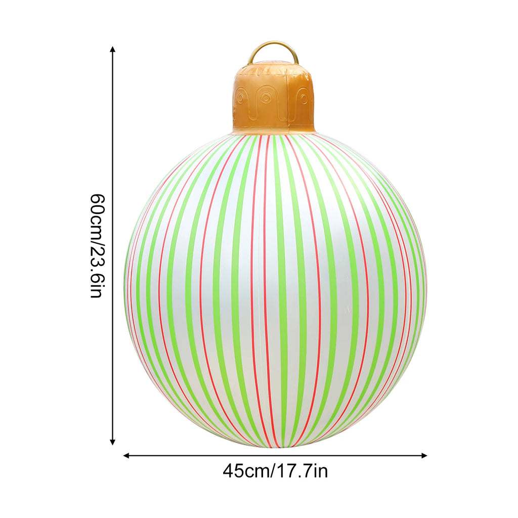 Large Inflatable Christmas Ornament Ball, 1 Piece