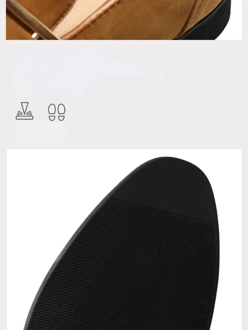 2026 Men's Dress Shoes Britain Casual Shoes High End Designer Suede Loafers for Man Luxury Banquet Wedding Shoes Zapatos Hombre