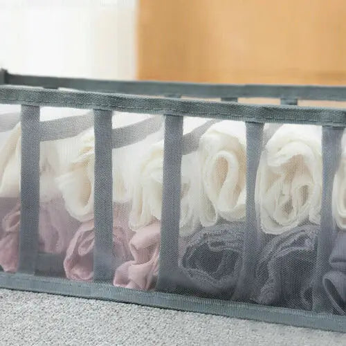 Underwear Drawer Organizer Storage Box Foldable Closet Organizers Drawer Divider Storage Boxes For Underpants Socks Bra