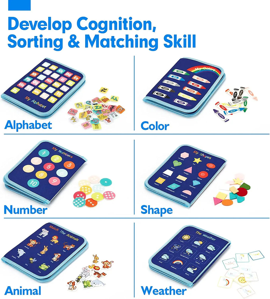 Montessori Toddler Busy Board | Autism Sensory Toy for Life Skills & Motor Development
