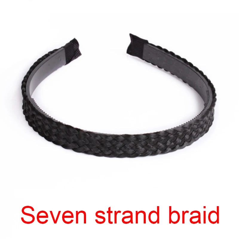 Braid Hair Band Women Fishbone Braid Wig Twist Braid Headband Hairpin Bohemia Non-slip Headdress Bridal Girls Hair Accessories