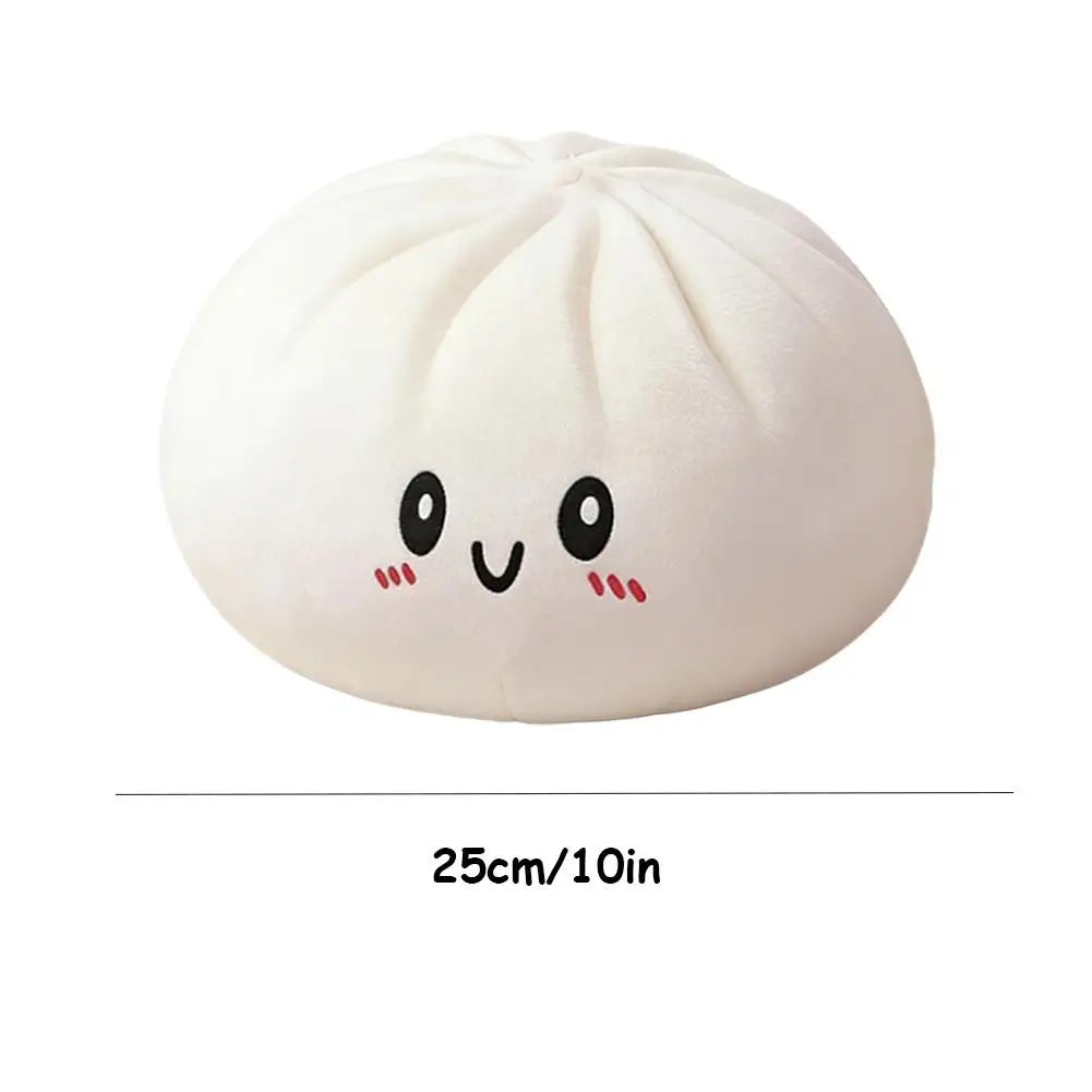 Large Dumpling Squishy Plush Pillow | Soft Huggable Steamer Design | Stress Relief Toy