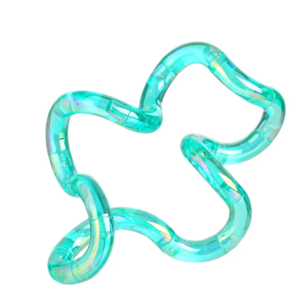 Unknot Electroplated Tangle Fidget Toy Temperature Sensitive Color Changing Luminous Stress Relief Focus Aid For Adults Office