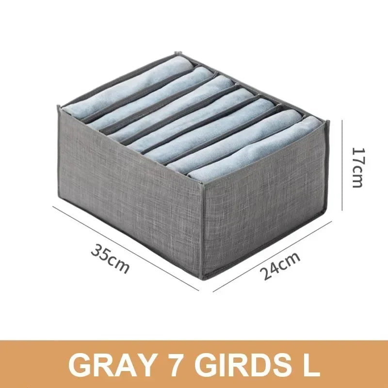 Underwear Storage Drawers Organizer Divider Jeans Organization Storage Box Closet Organizer Clothing Organization System Drawer
