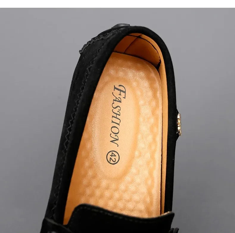 Shoes Men Casual Shoes Fashion Men Shoes Genuine Leather Men Loafers Moccasins Slip on Men Flats Male Driving Shoes