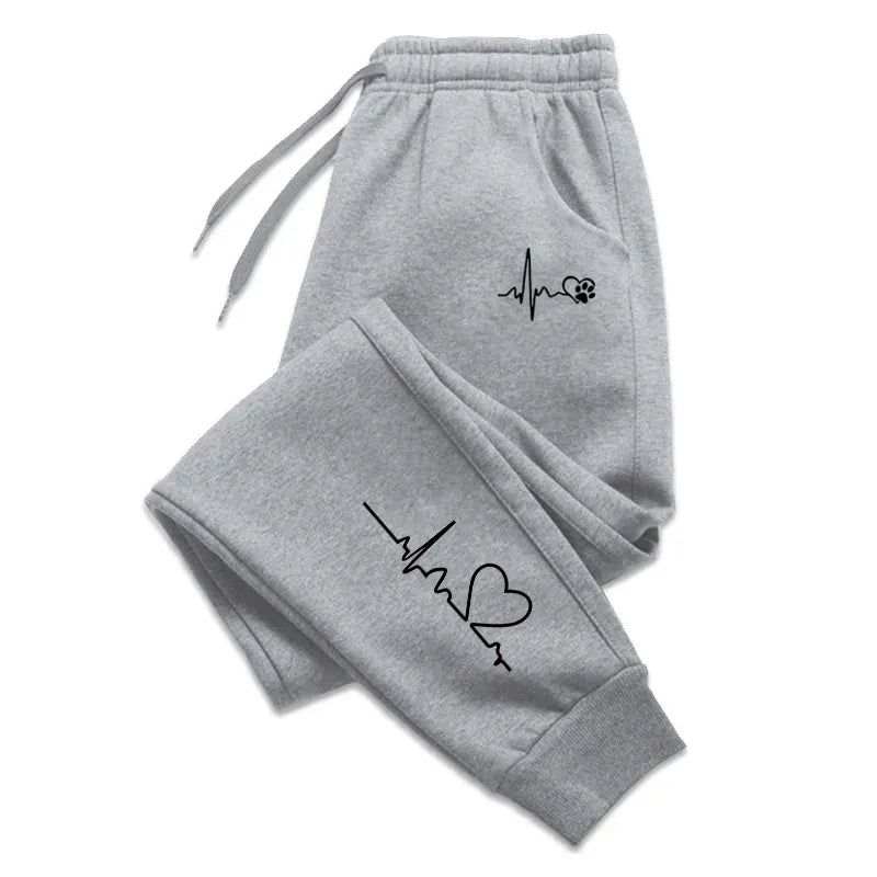 2026 New Womens Sweatpants Printed Casual Pants Outdoors Fitness Sports Jogging Woman Trousers Daily Fashion Sportswear 4 Colors