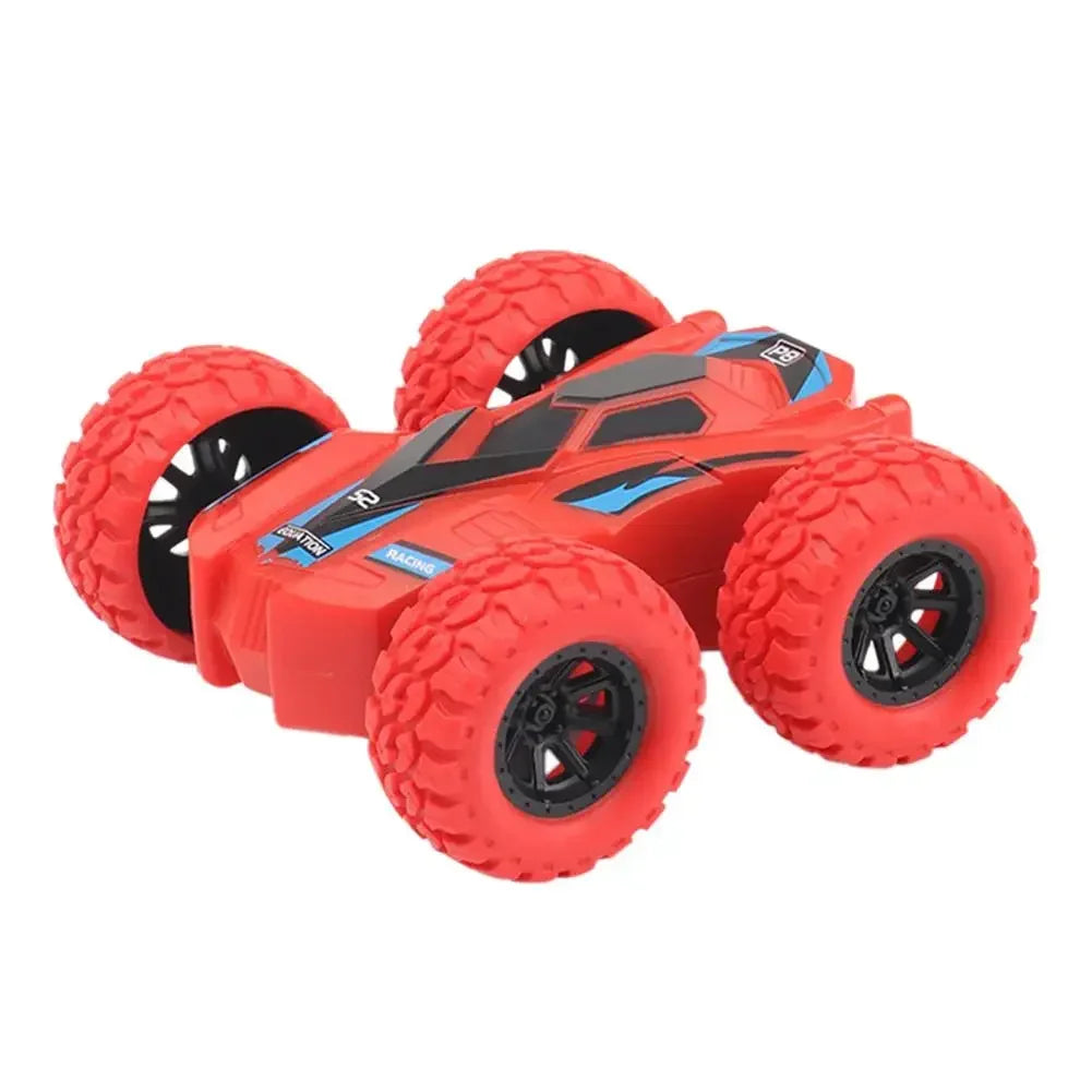 Toys Car Four-wheel Drive Off-road Vehicle Stunt Dump Cars Double-Side Inertia Car Boy Toy Car Pull Back Kids Toy Gift