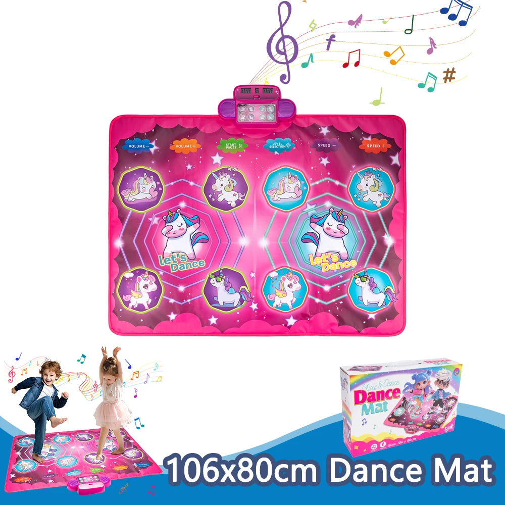 Kids Electronic Dance Mat – Musical Floor Blanket with 9 Levels