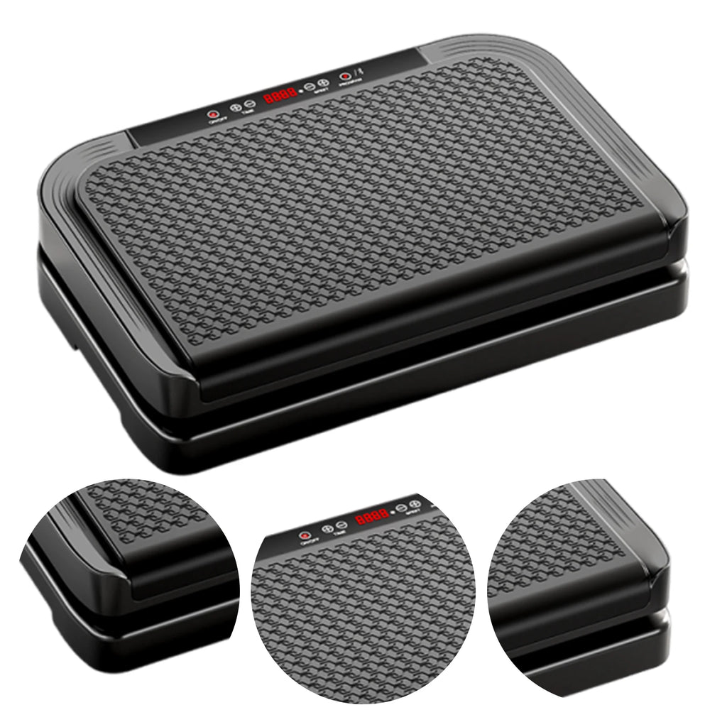 Exercise Vibration Plate with Rope Abdominal Workout Equipment 200 Modes Whole Body Vibrate Fitness Platform for Home Office