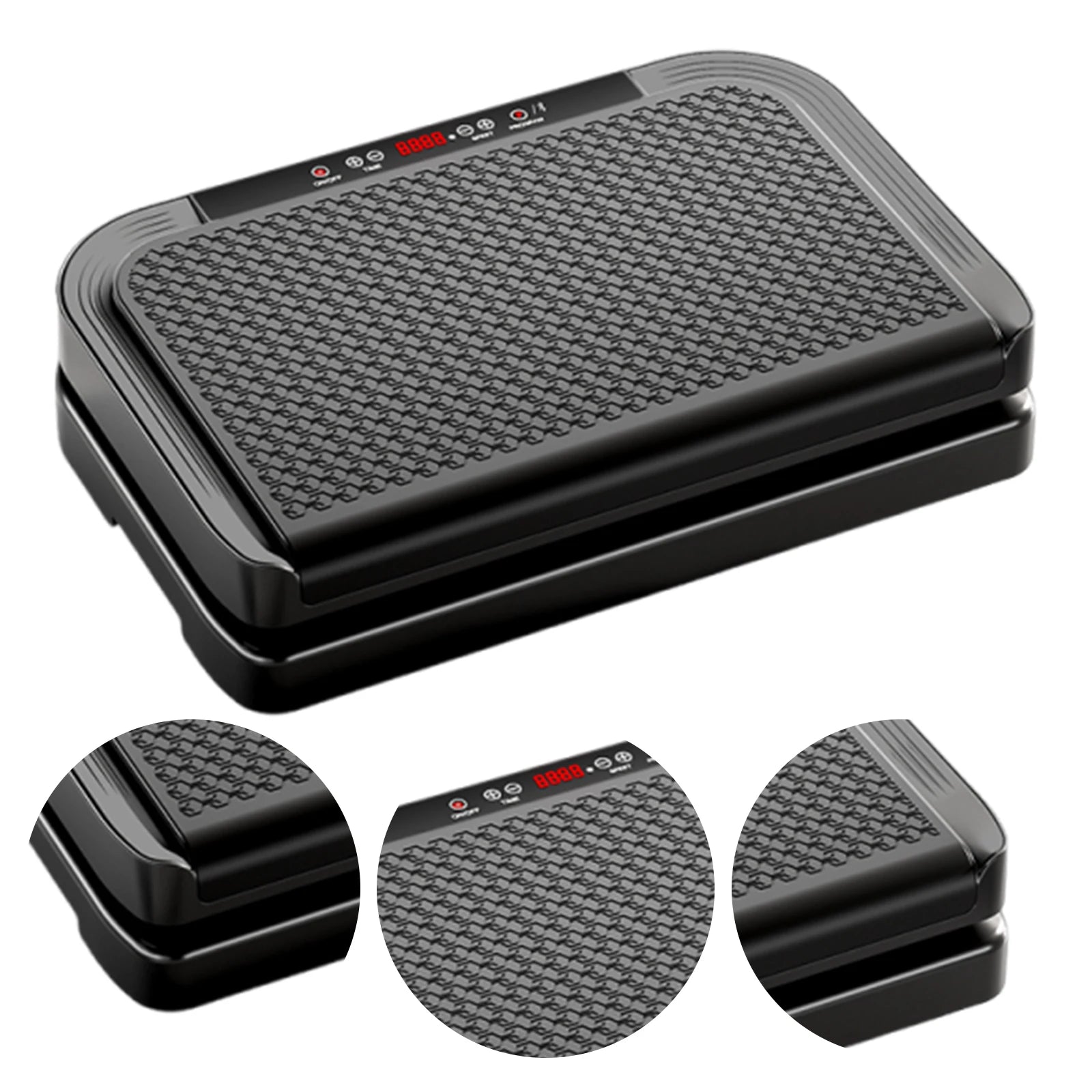 Exercise Vibration Plate with Rope Abdominal Workout Equipment 200 Modes Whole Body Vibrate Fitness Platform for Home Office