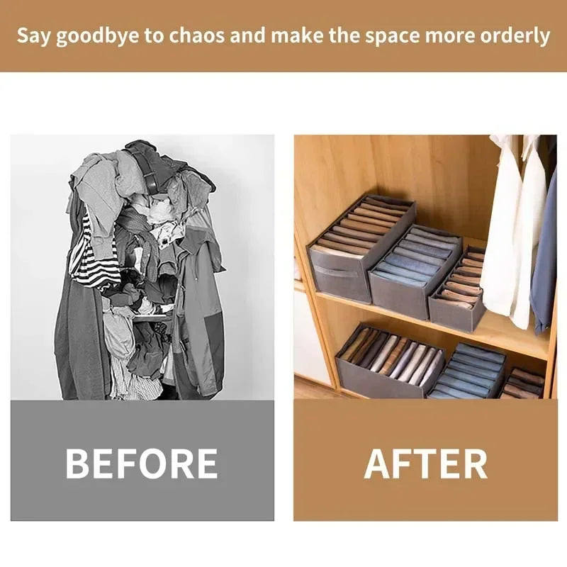 Underwear Storage Drawers Organizer Divider Jeans Organization Storage Box Closet Organizer Clothing Organization System Drawer