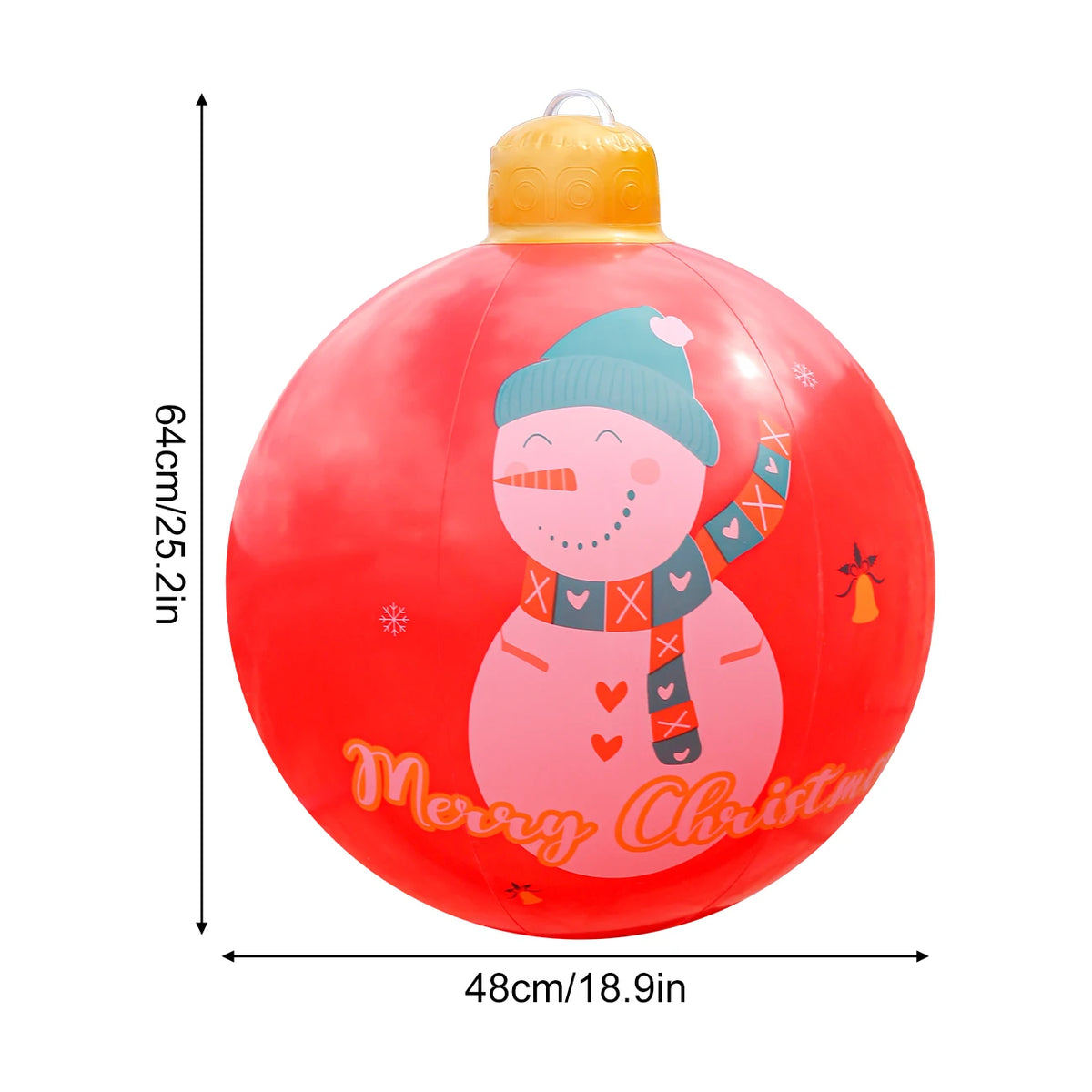 Large Inflatable Christmas Ornament Ball, 1 Piece