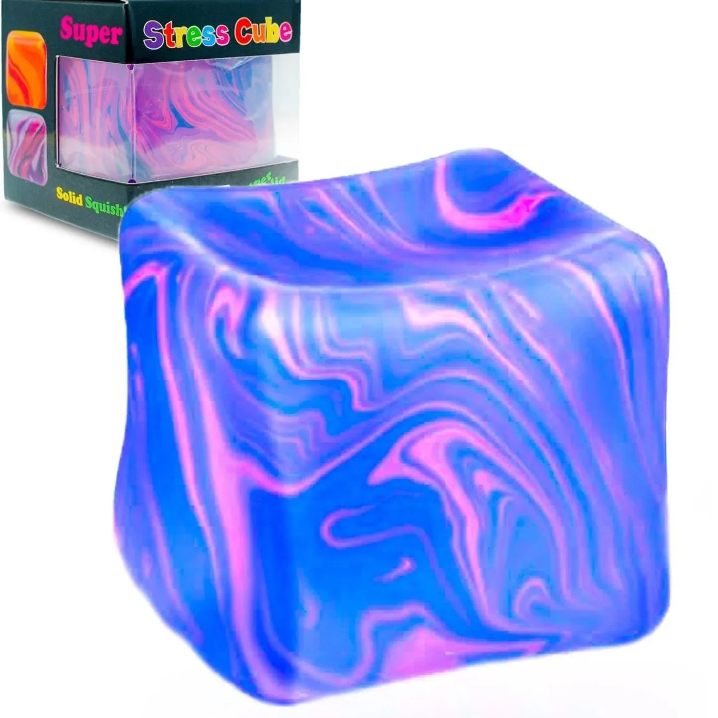 Schylling Needoh Pizza Sensory Fidget Cube | Squishy Stress Relief Anti-Anxiety Squeeze Toy for ADHD