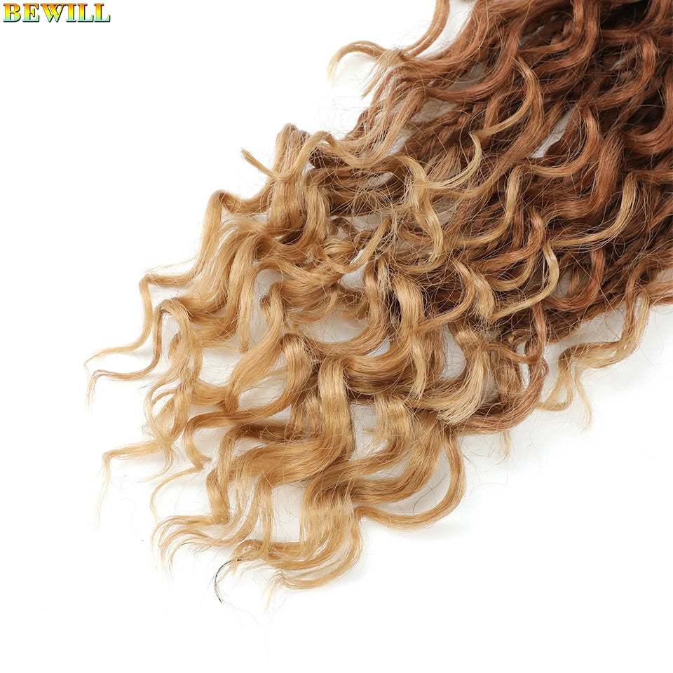 Goddess Box Braids Crochet Hair 14 18 24 Inch Bohemian Hippie Box Braids With Curly Ends Synthetic Braiding Hair for Black Women