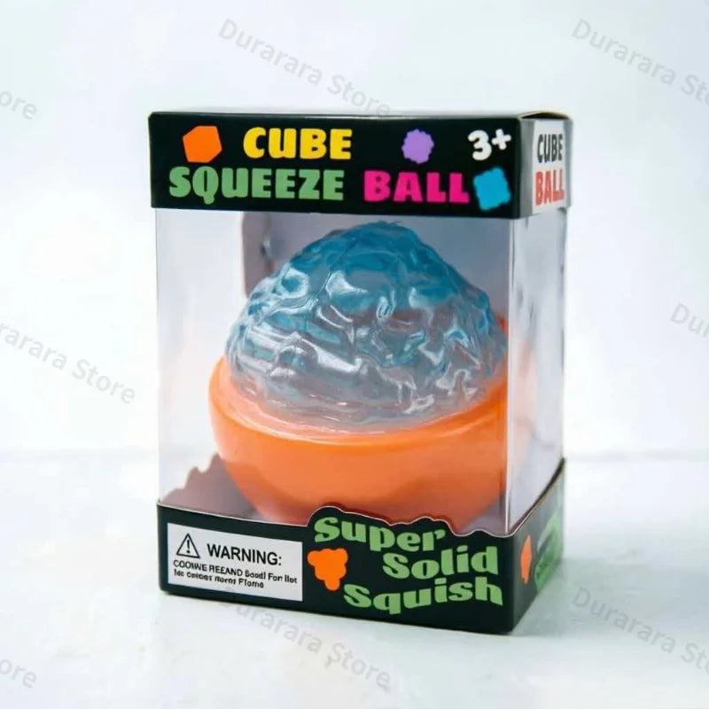 New Snowflake Ice Cube Maltose Squishy Stress Relief Slow Filled Squishy Toys Kids Stress Relief Decompression Venting Toys