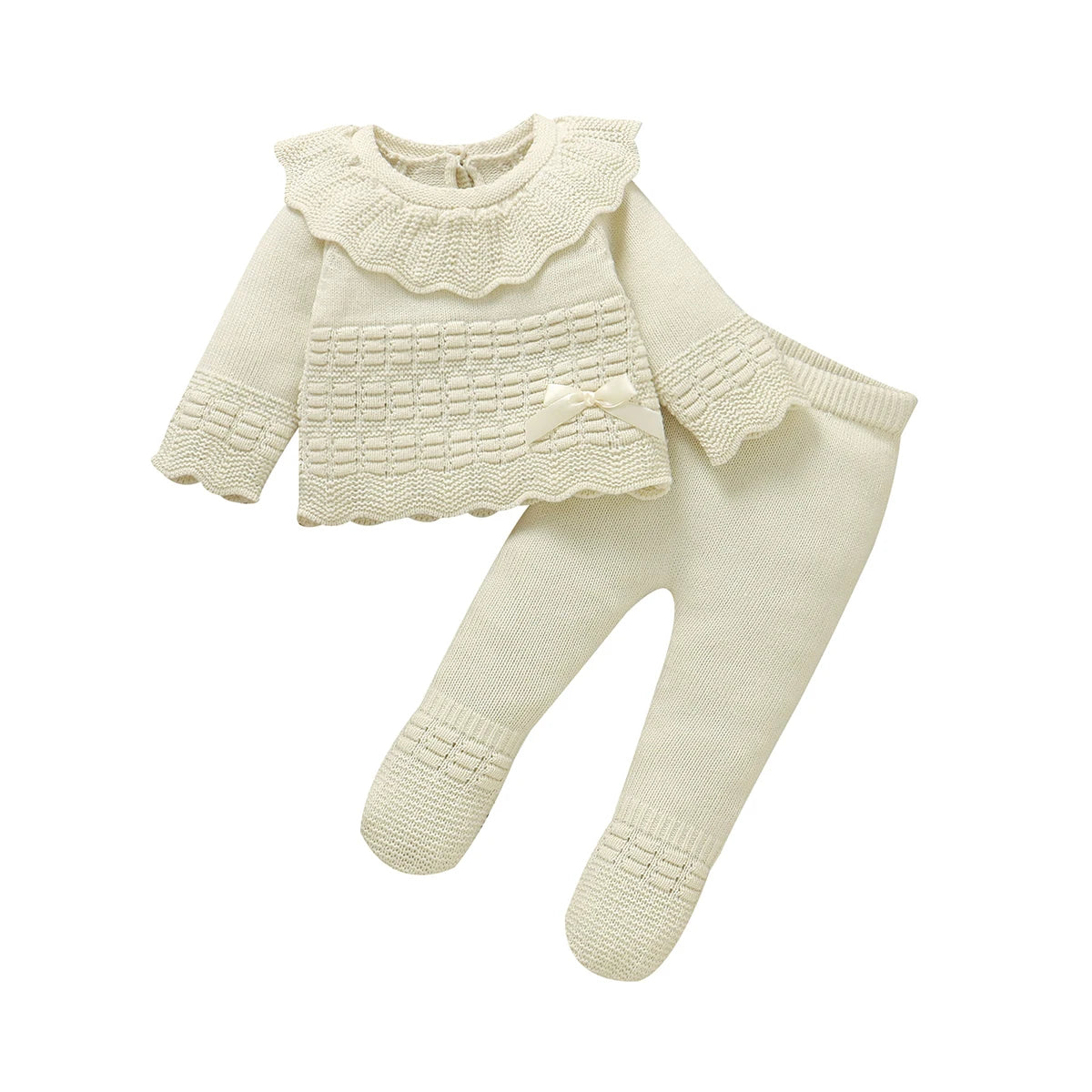 Baby Girls Winter Sweater & Leggings 2-Piece Set