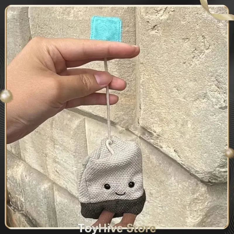 Jellycat-Style Tea Bag Plush Doll | Cartoon Interactive Soft Toy — Birthday, Christmas & Halloween Gift