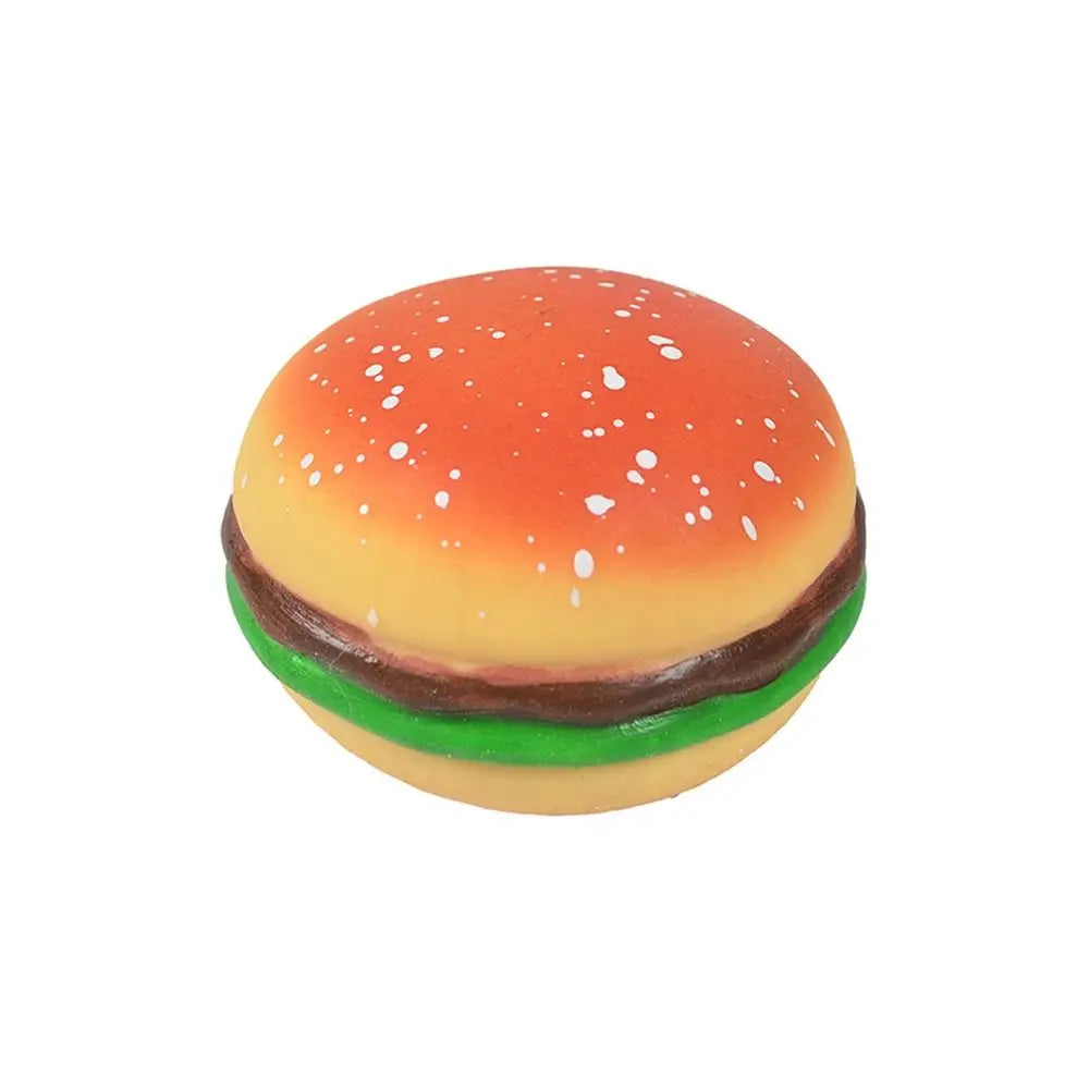 Squishy Hamburger Stress Ball Autism Sensory Toy Stress & Anxiety Relief  Toys Pinch Decompression Toy for Adult