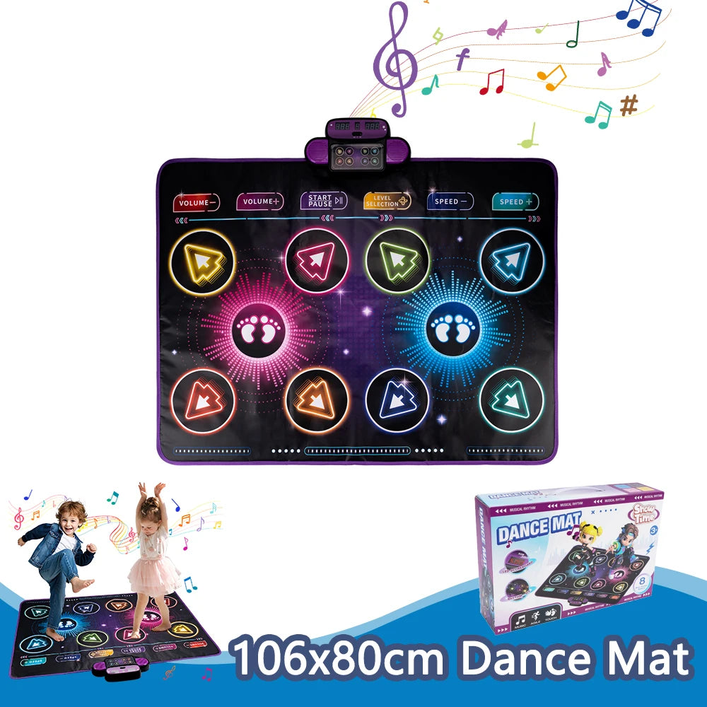 Kids Electronic Dance Mat – Musical Floor Blanket with 9 Levels