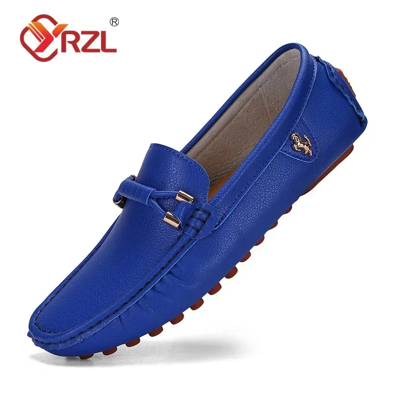 Men's Handmade Moccasin Loafers | Slip-On Casual Leather Shoes