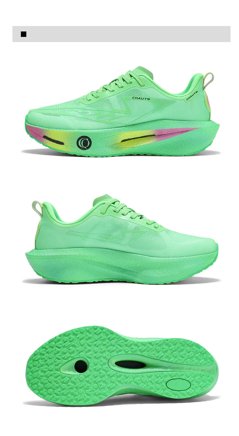 2026Running Shoes Carbon Board Men Speciality Marathon Sports Breathable Lightweight Women's Comfortable Nonskid Chunta Sneakers