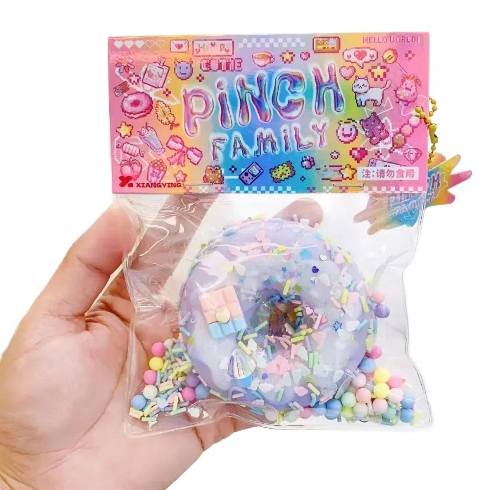 Taba Squishy Cake & Doughnut Stress Relief Toy — Extra Large Sensory Fidget for Kids & Adults