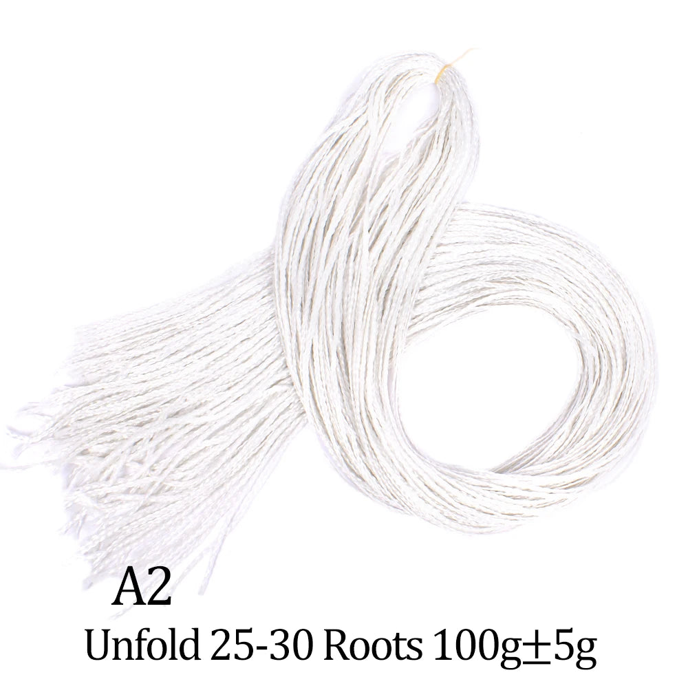 Ombre Zizi Braids Thin Box Braids Crochet Hair Extensions Synthetic Hair Rainbow Thin Zizi Braids Hair Bundles BudaBuda