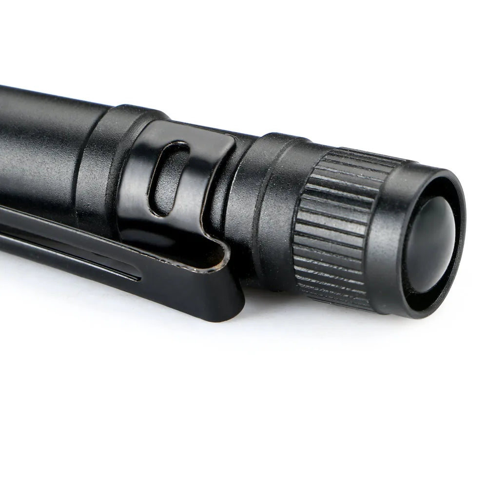 Mini LED Flashlight Penlight 1000 Lumens Lamp Clip Small Flashlights Torch Outdoor camping Pocket pen lights emergency Lantern