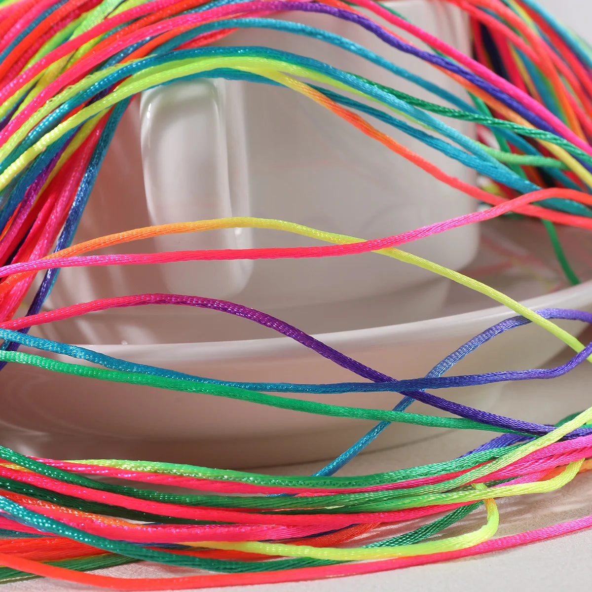 20Pcs Colorful Hair Braids Rope Strands 90cm for Girls African Braids DIY Ponytail Styling Hair Accessories for Girls