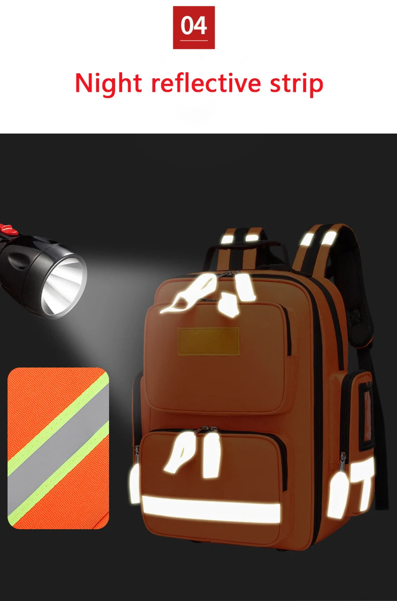 Emergency Rescue First Aid Kits Large Capacity Sorted Storage Backpacks Outdoor Camping Survival Kits Medical Kits