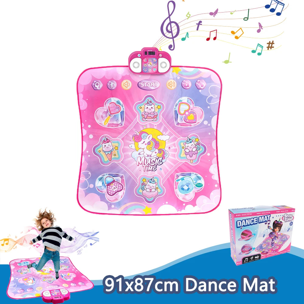 Kids Electronic Dance Mat – Musical Floor Blanket with 9 Levels